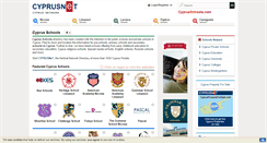 Desktop Screenshot of cyprusschools.com