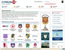 Tablet Screenshot of cyprusschools.com
